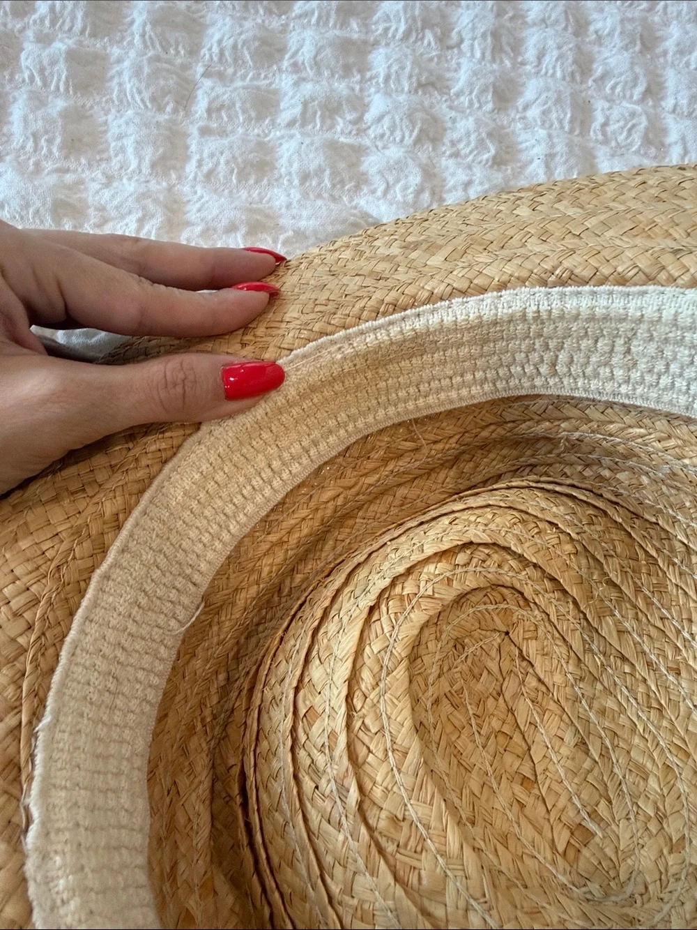 Liz Claiborne Braided Straw Sun Hat - Natural Tan